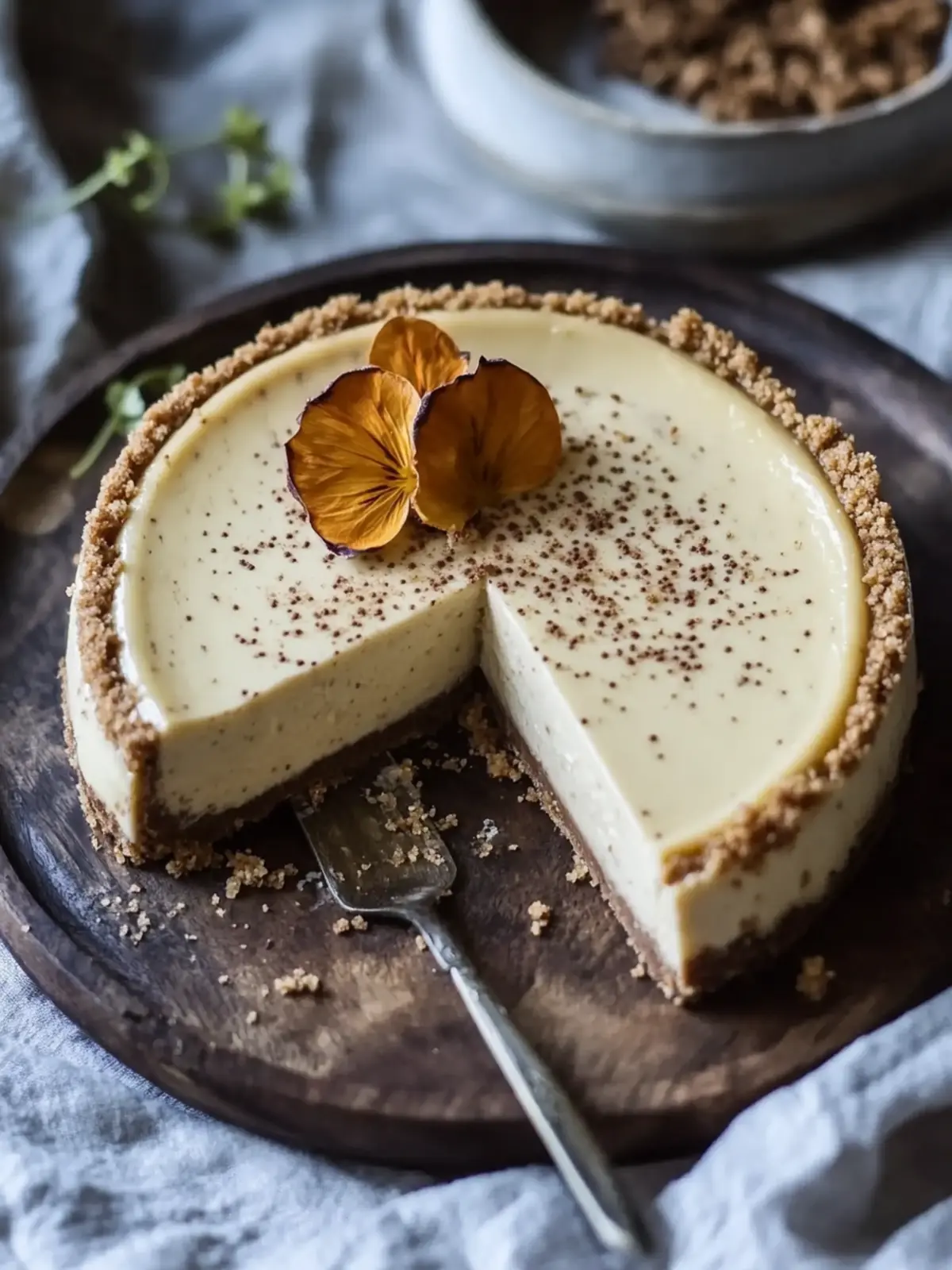 Vanilla Bean Brown Butter Cheesecake