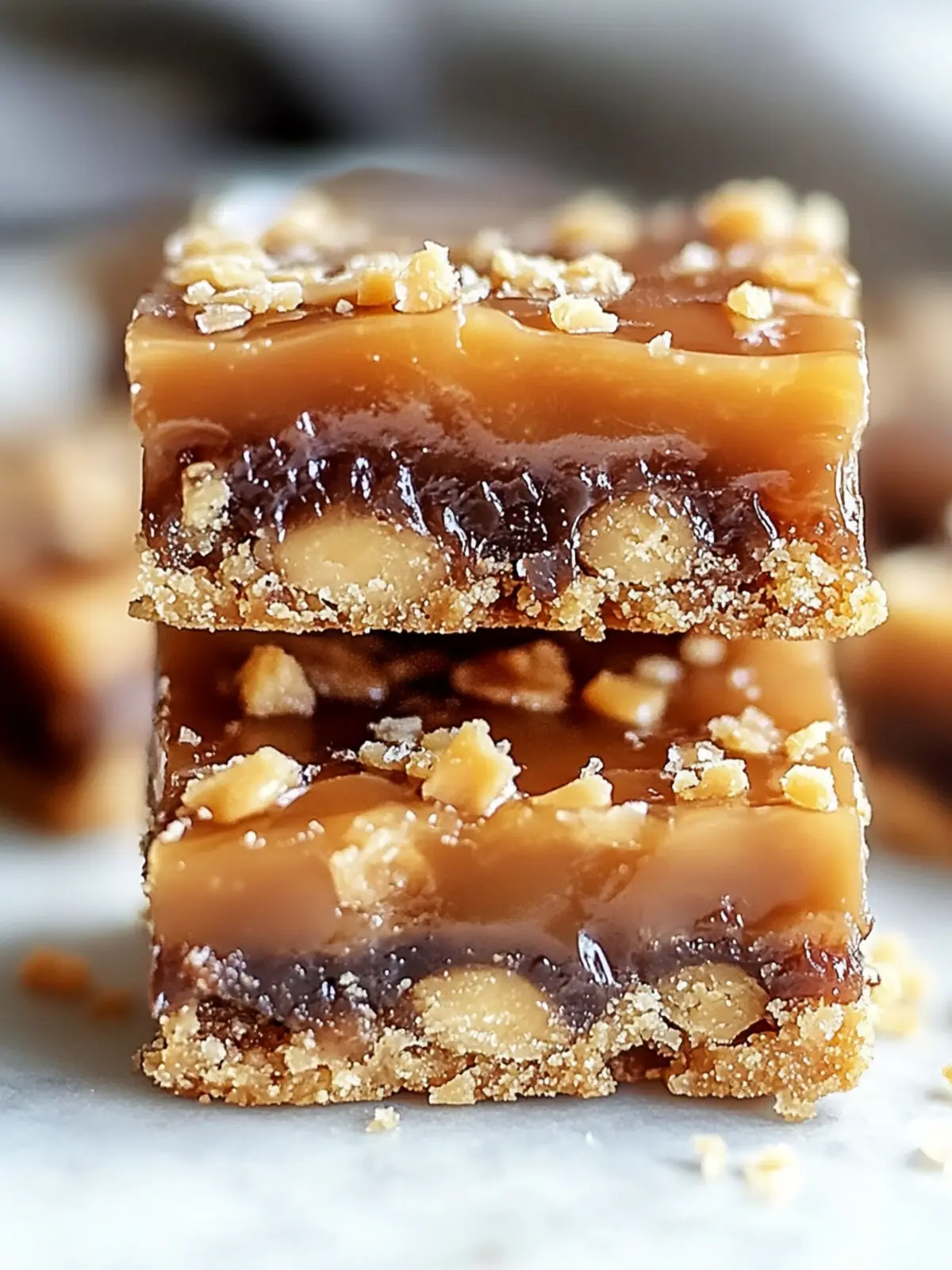 Indulge in Homemade Caramel Crush Bars Bliss Caramel Crush Bars