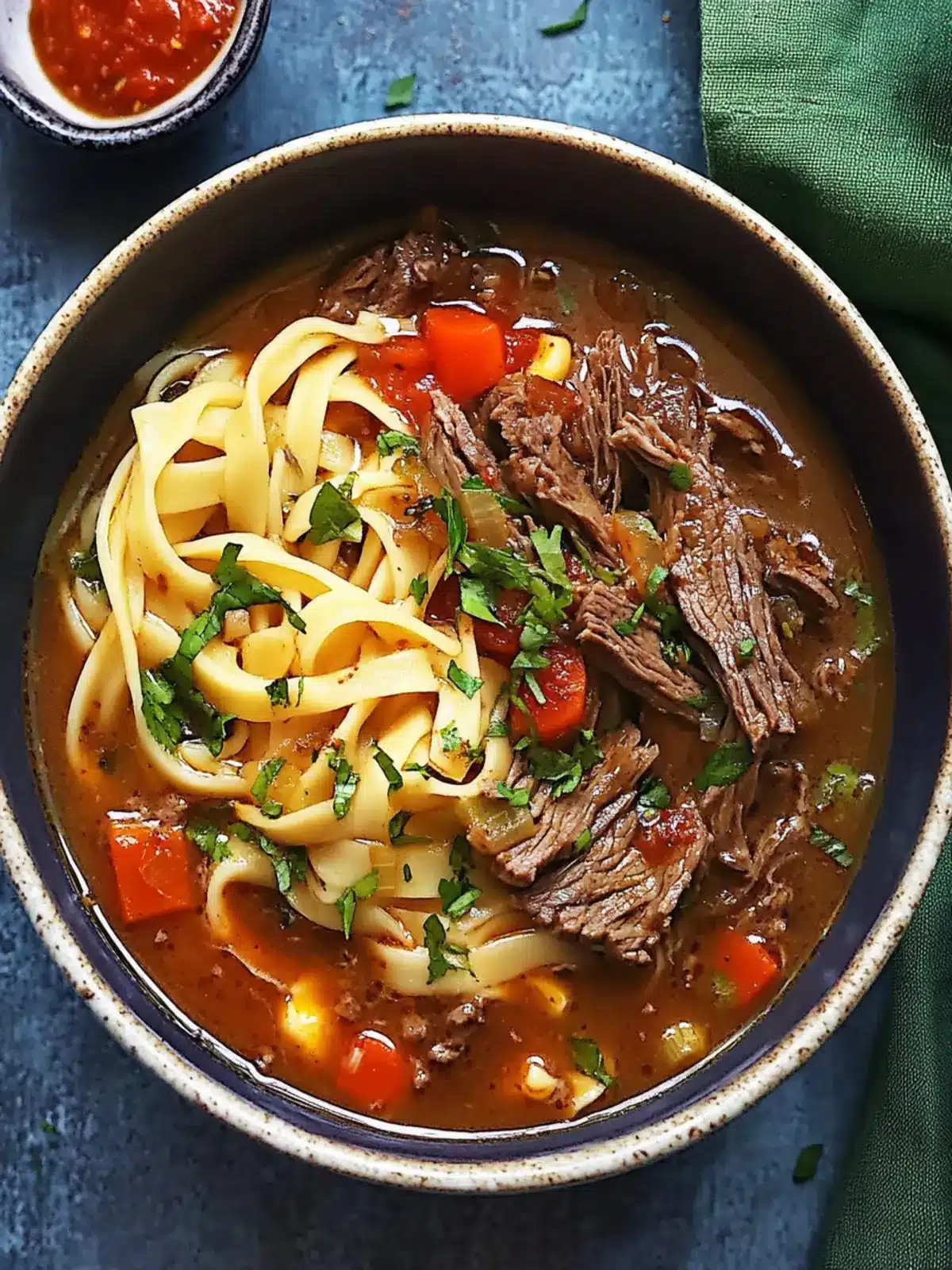 Delicious Creole Beef Noodle Soup for Cozy Nights In Creole Beef Noodle Soup