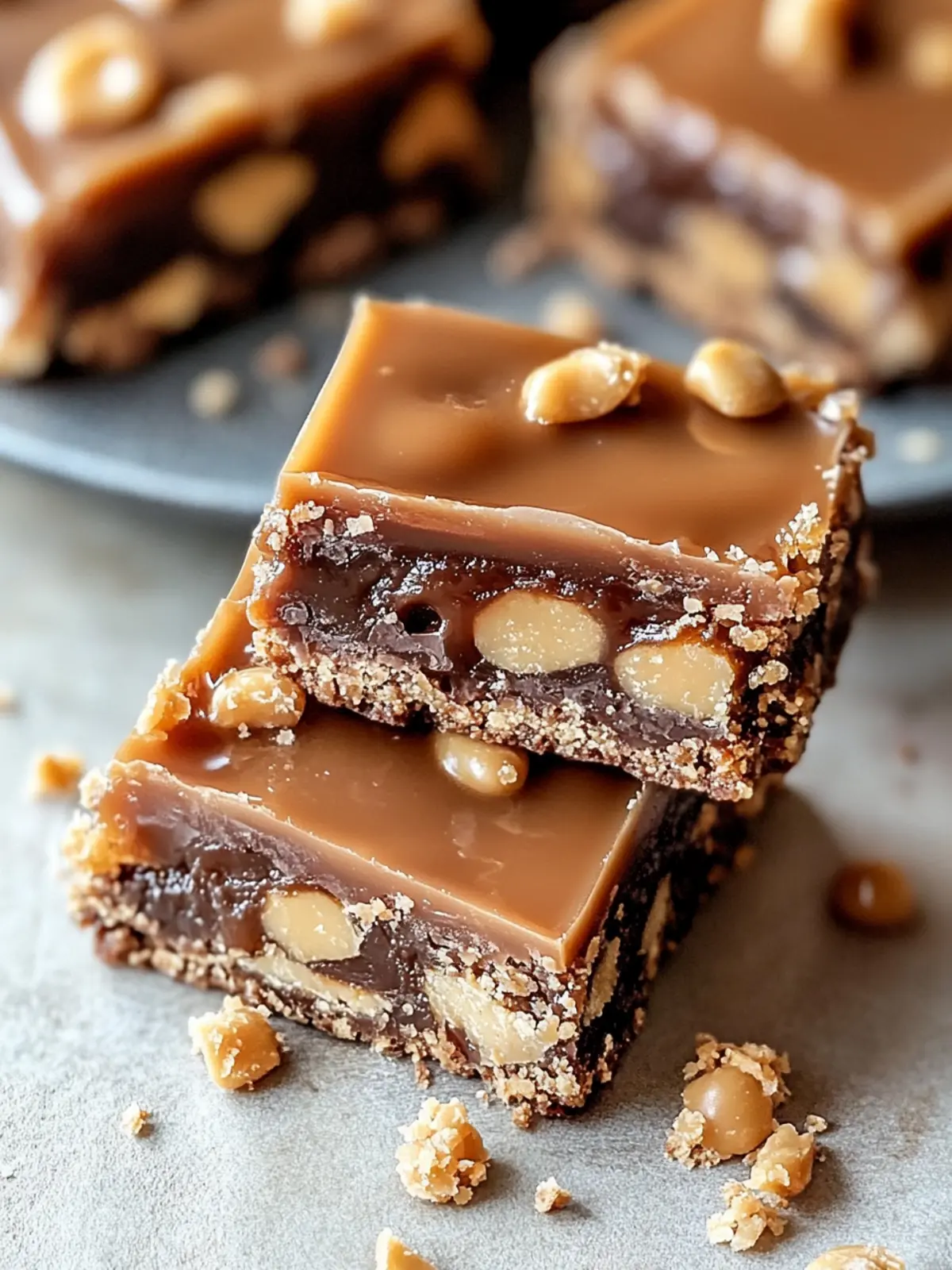 Indulge in Homemade Caramel Crush Bars Bliss Caramel Crush Bars