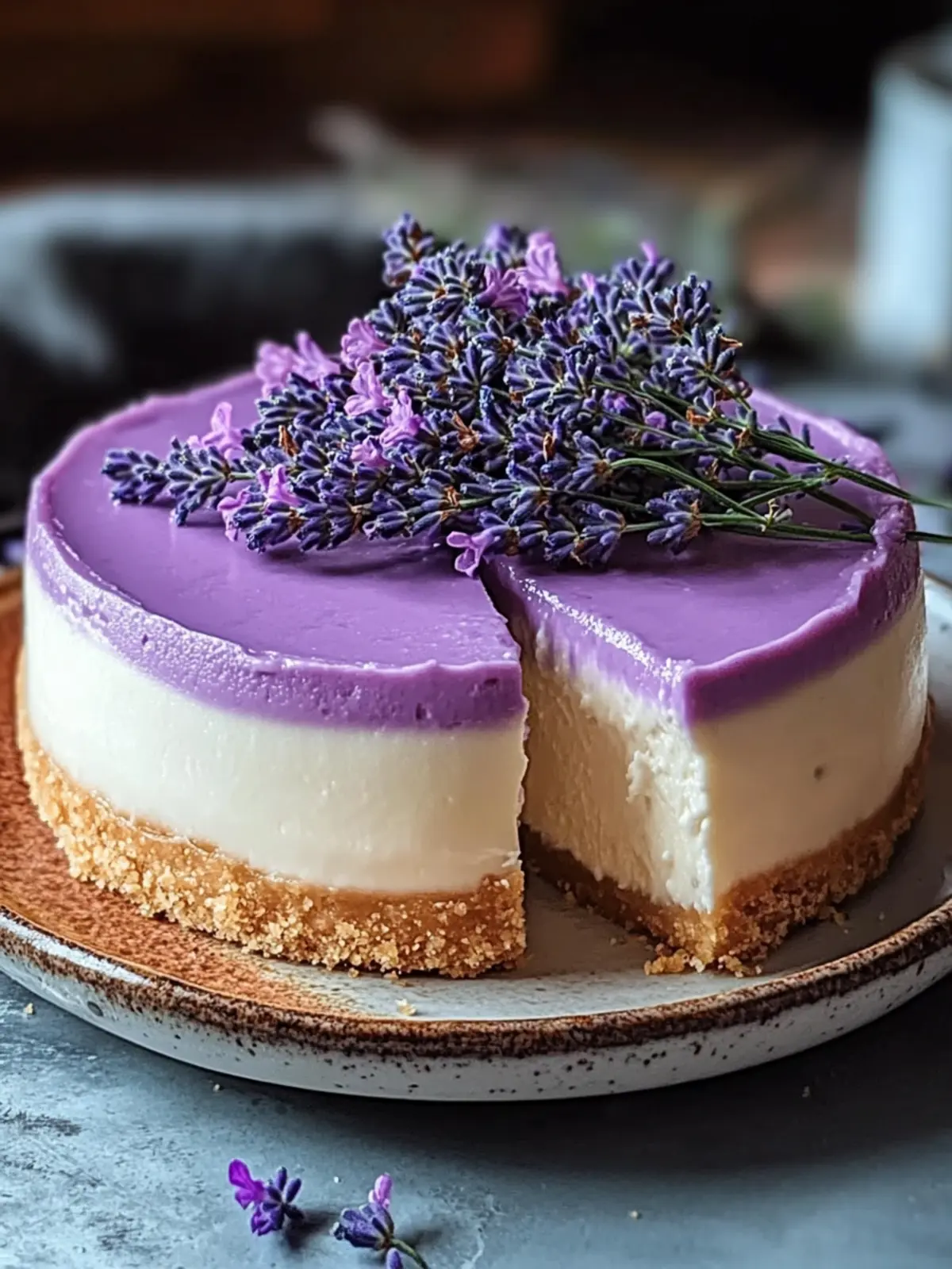 Delightful Honey Lavender Cheesecake for Sweet Moments Honey Lavender Cheesecake