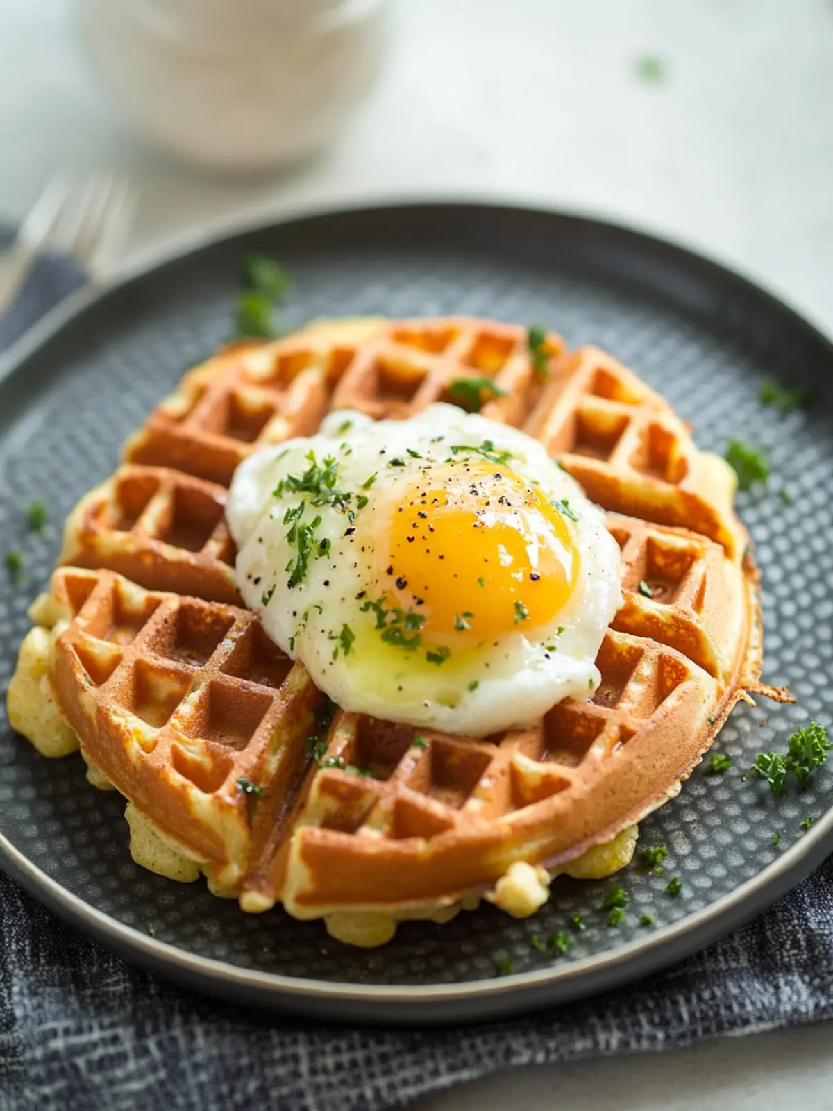 Irresistible Croque Madame Waffles for Comfort Food Lovers Croque Madame Waffles