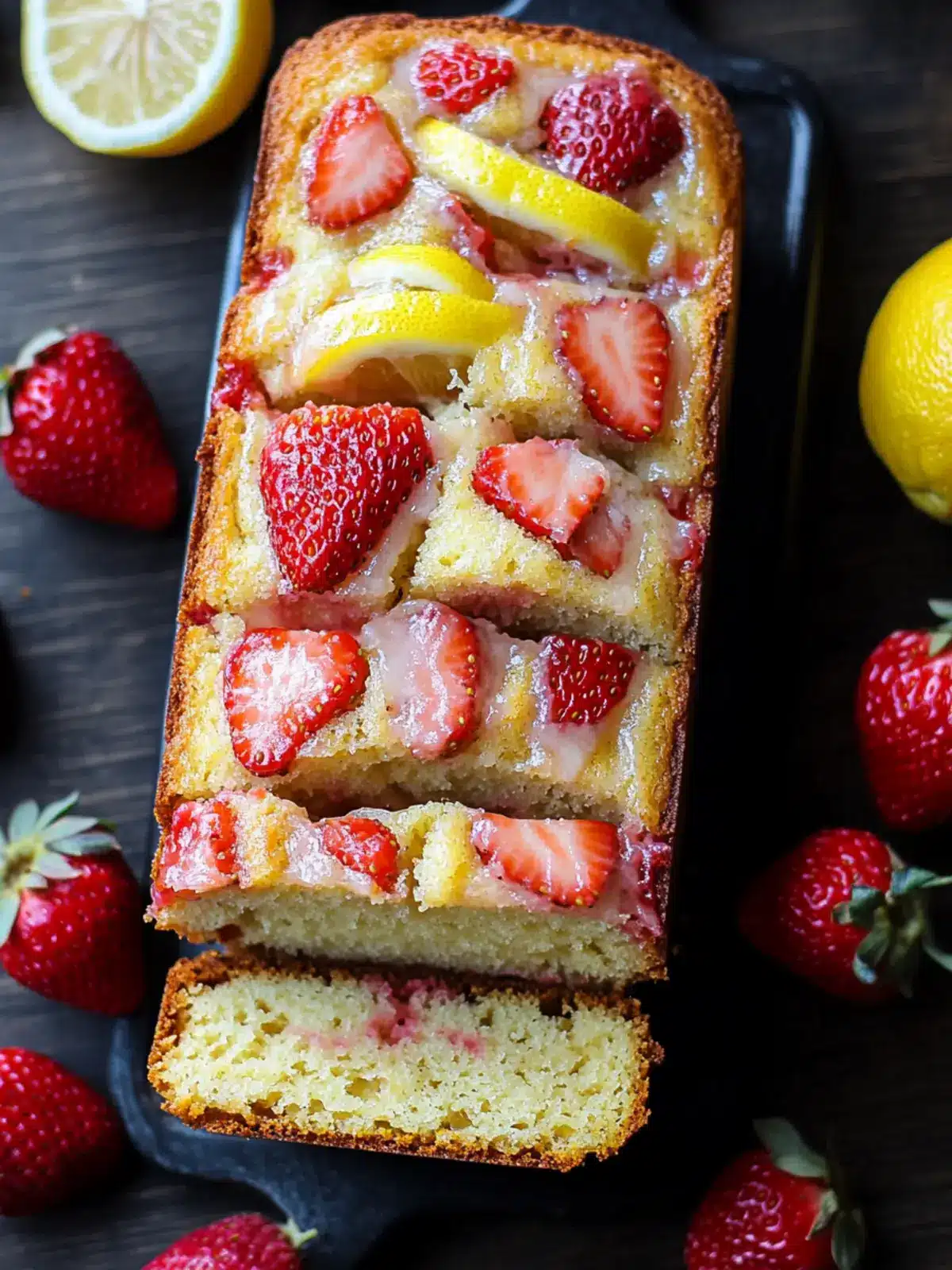 Sweet Strawberry Lemonade Quick Bread for Bright Mornings Strawberry Lemonade Quick Bread