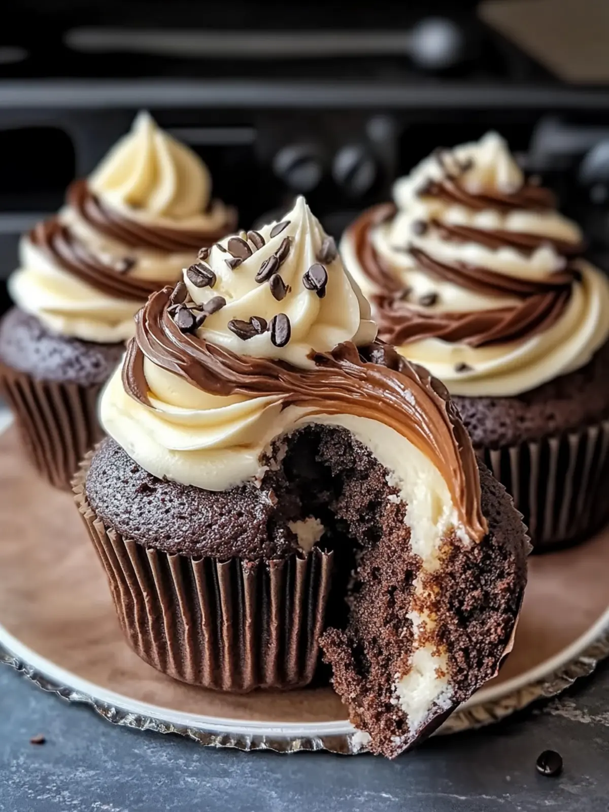 Irresistible Chocolate Coffee Cream Cupcakes to Delight You Chocolate Coffee Cream Cupcakes