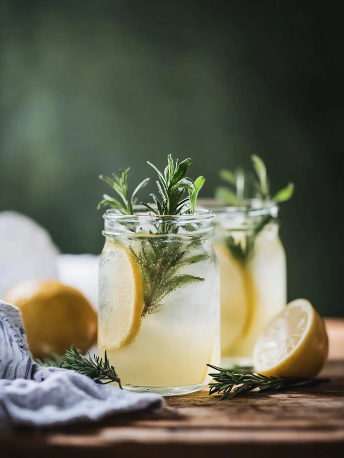 Refresh with Mint and Rosemary Lemonade with Vanilla Delight Mint and Rosemary Lemonade with Vanilla