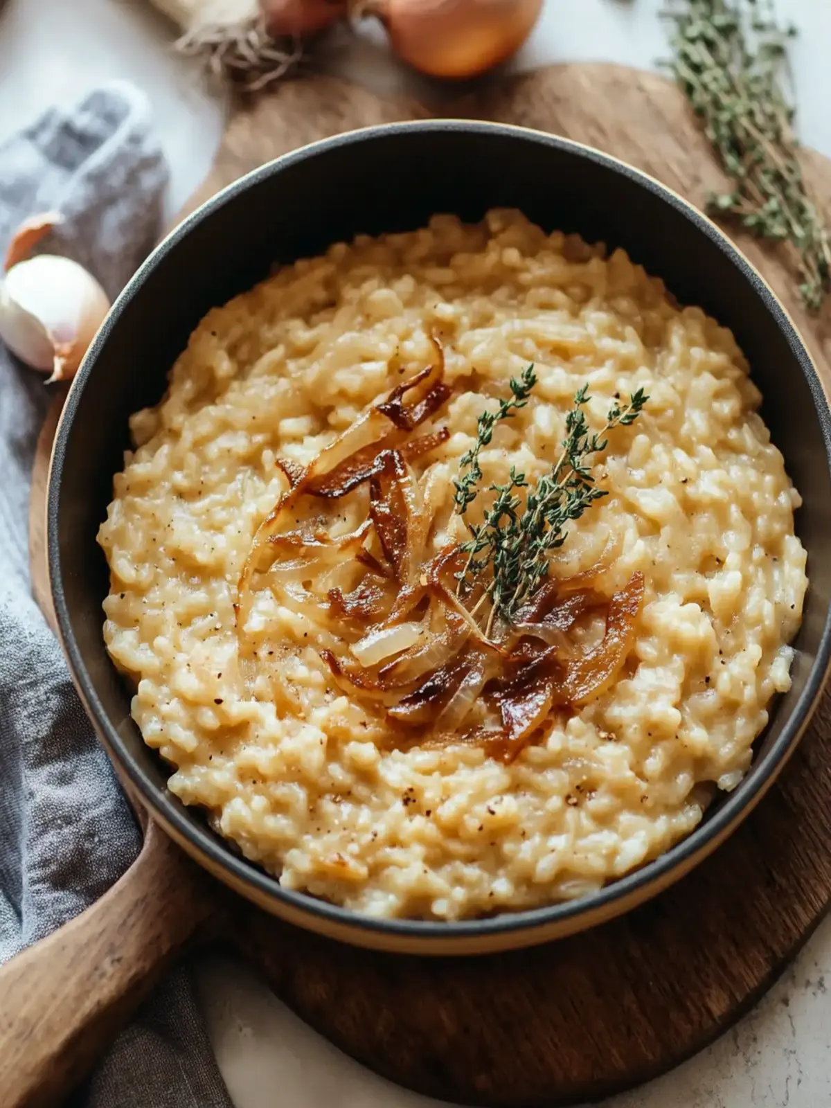 Caramelized Onion Risotto: Comfort in Every Creamy Bite Caramelized Onion Risotto