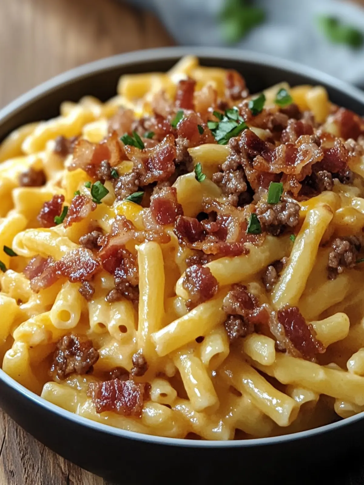 Loaded Bacon Cheeseburger Pasta