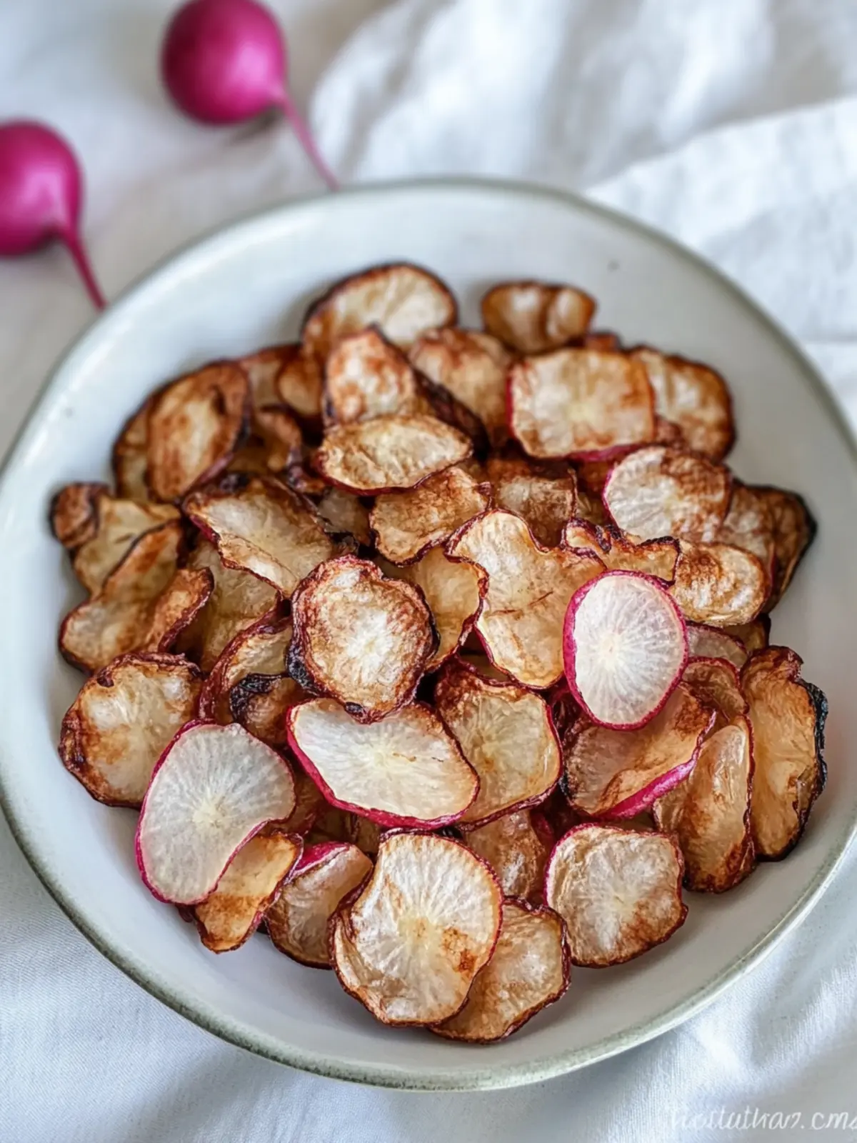 Crispy Low Carb Keto Air Fryer Radish Chips You’ll Love Low Carb Keto Air Fryer Radish Chips