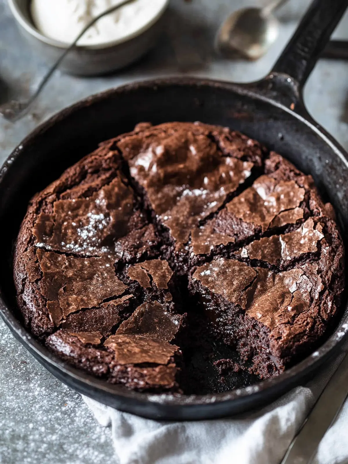Decadent Skillet Nutella Brownie That Will Wow Your Taste Buds Skillet Nutella Brownie