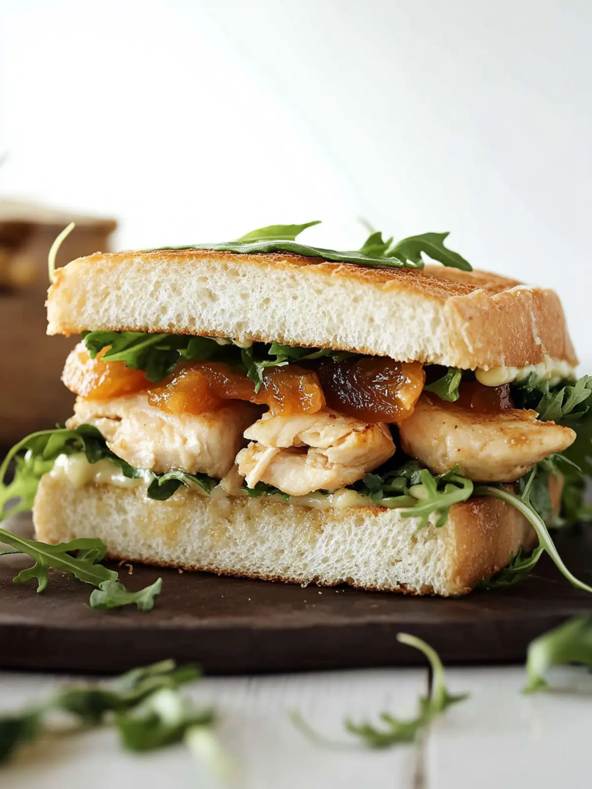 Melt-in-Your-Mouth Apricot Brie Chicken Sandwiches to Savor Apricot Brie Chicken Sandwiche