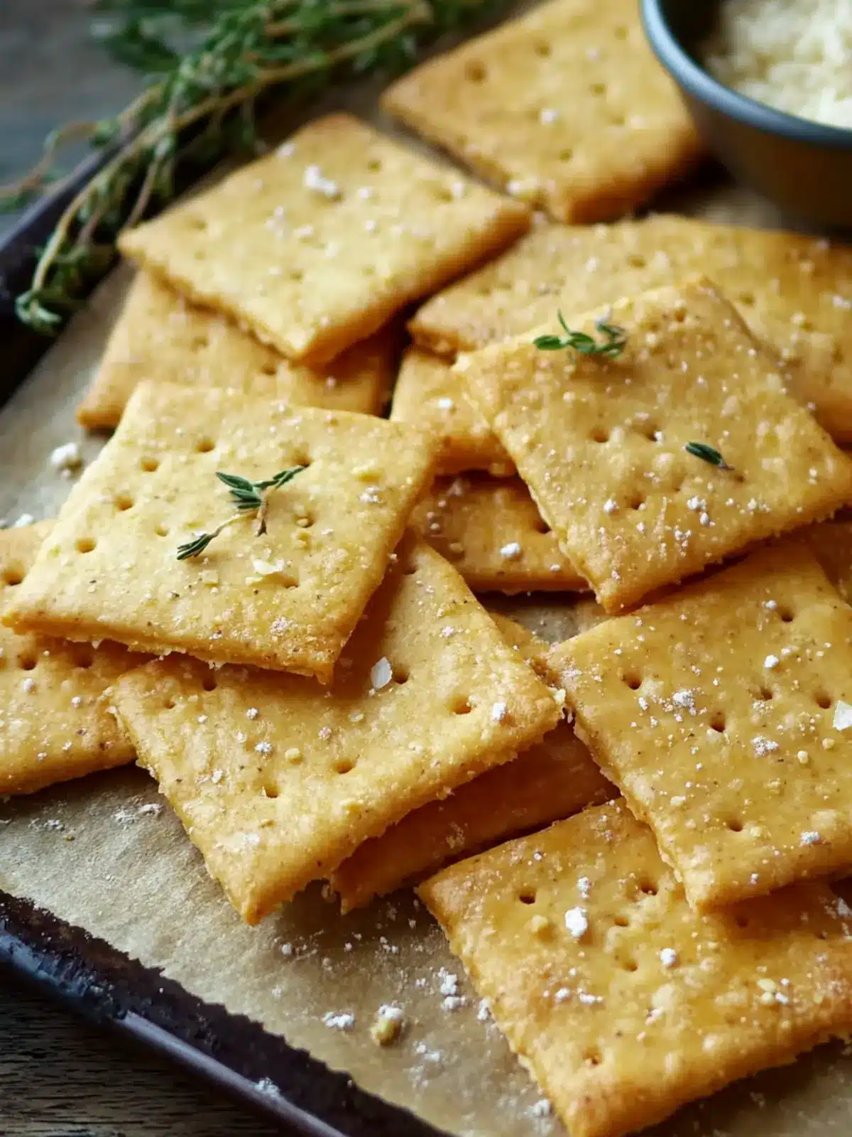 Cheese-y Chickpea Flour Crackers for Guilt-Free Snacking Cheese-y Chickpea Flour Crackers