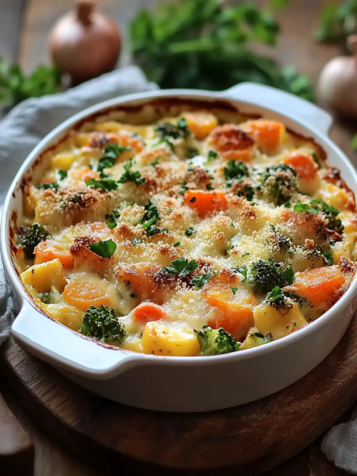 Creamy Vegetable Casserole That Will Comfort Your Soul Creamy Vegetable Casserole