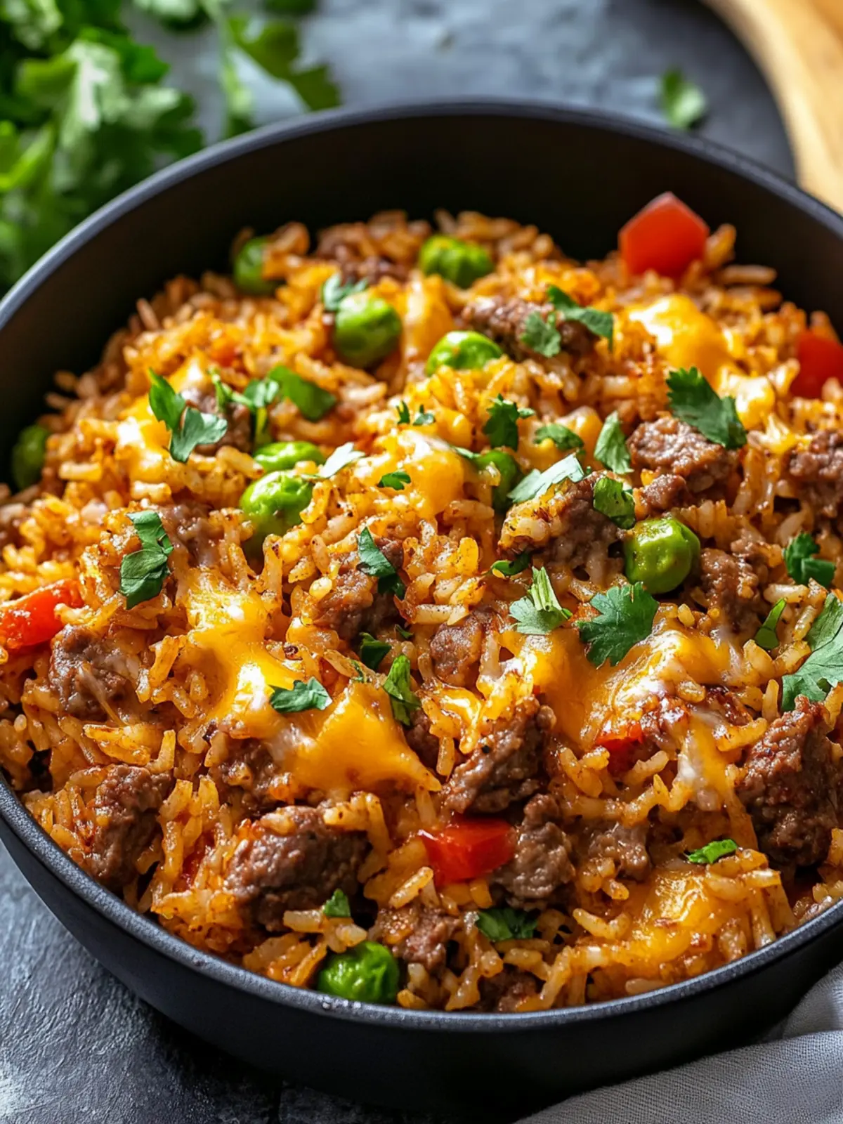 One Pot Cheesy Cajun Beef Rice for Effortless Flavor Bliss One Pot Cheesy Cajun Beef Rice