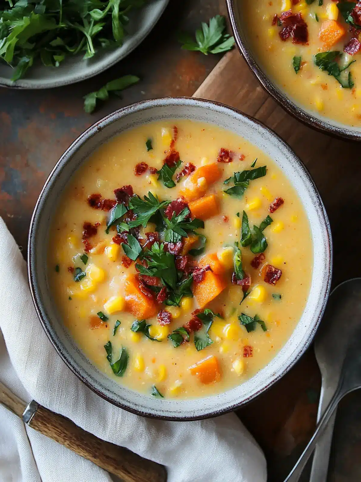 Savor the Creamy Delight of Sweet Potato Corn Chowder Sweet Potato Corn Chowder