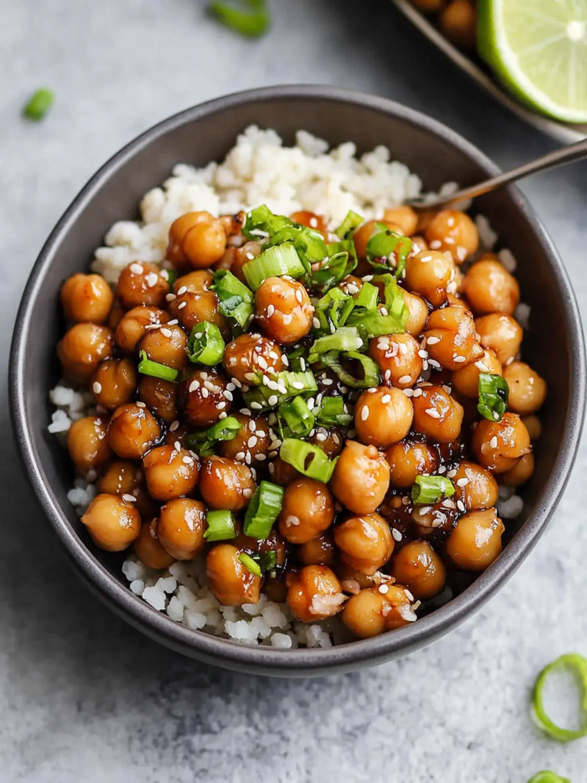 Sticky Sesame Chickpeas: Your New Weeknight Dinner Hero Sticky Sesame Chickpeas