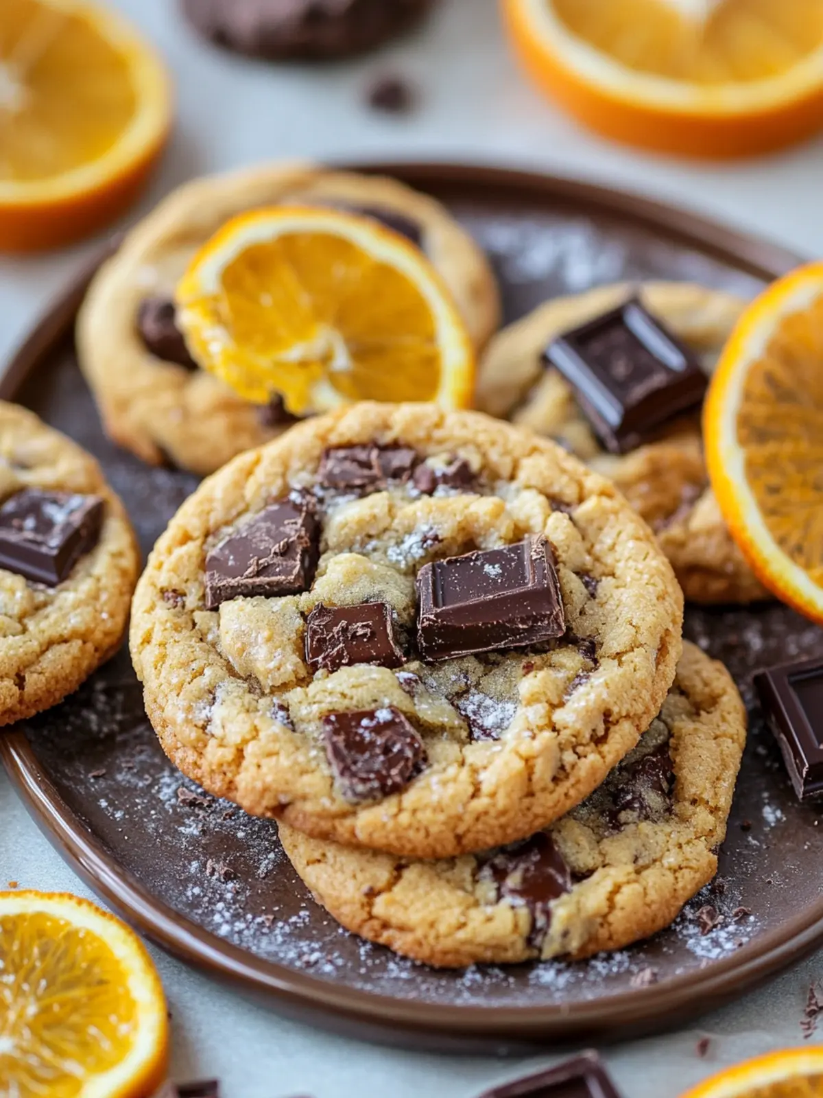 Indulge in Orange Dark Chocolate Chunk Cookies Bliss Orange Dark Chocolate Chunk Cookies