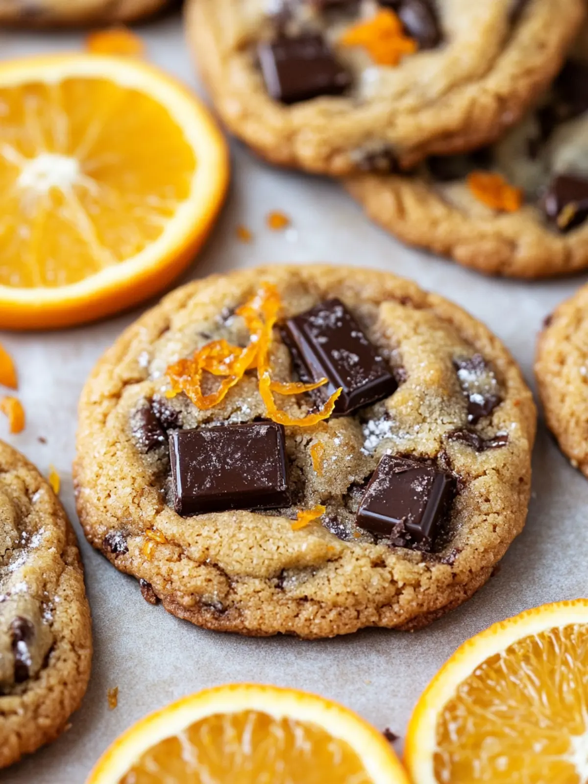 Indulge in Orange Dark Chocolate Chunk Cookies Bliss Orange Dark Chocolate Chunk Cookies