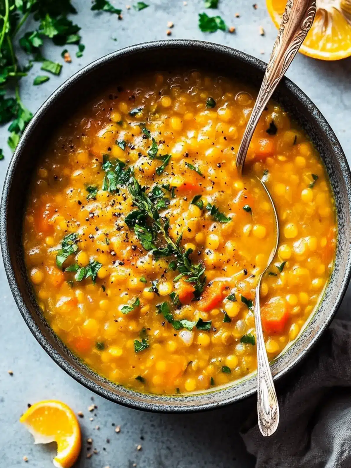 Healing Anti-Inflammatory Lentil Soup for Cozy Nights Anti-Inflammatory Lentil Soup