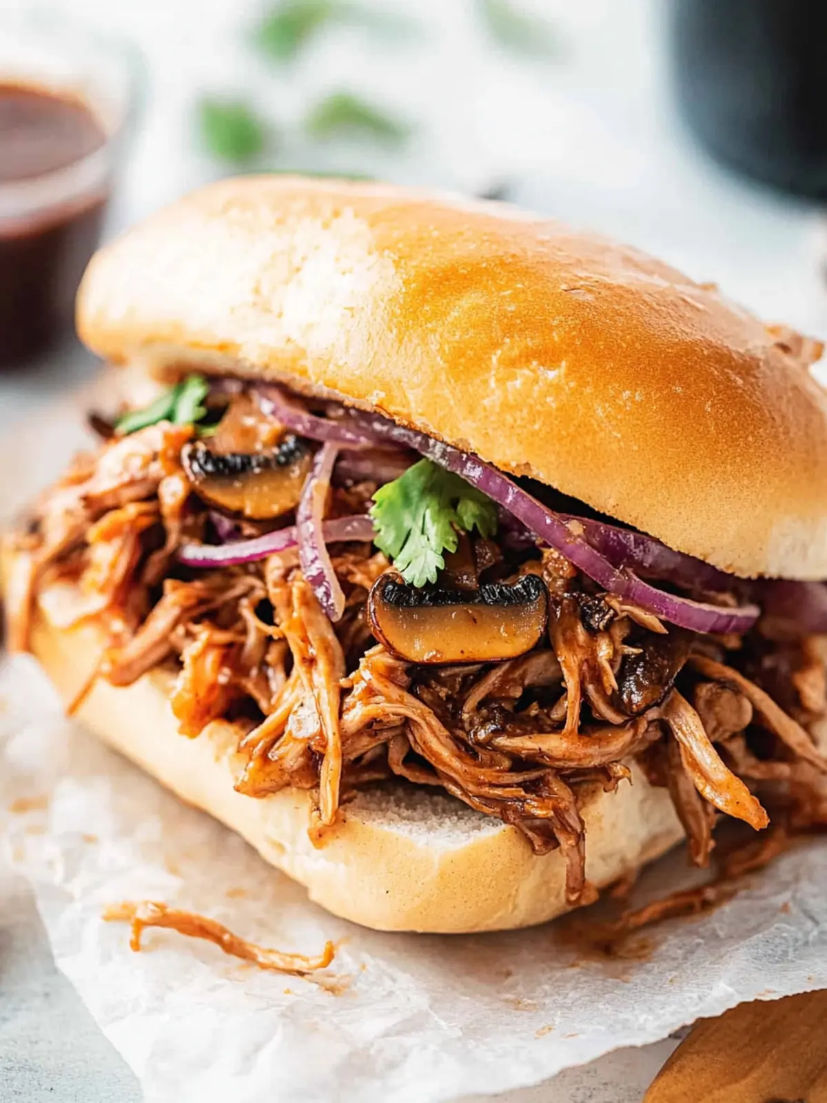Savory Vegan Pulled Pork With Mushrooms You’ll Love Vegan Pulled Pork With Mushrooms