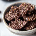 Decadent Dark Chocolate Quinoa Crisps for Guilt-Free Snacking Dark Chocolate Quinoa Crisps