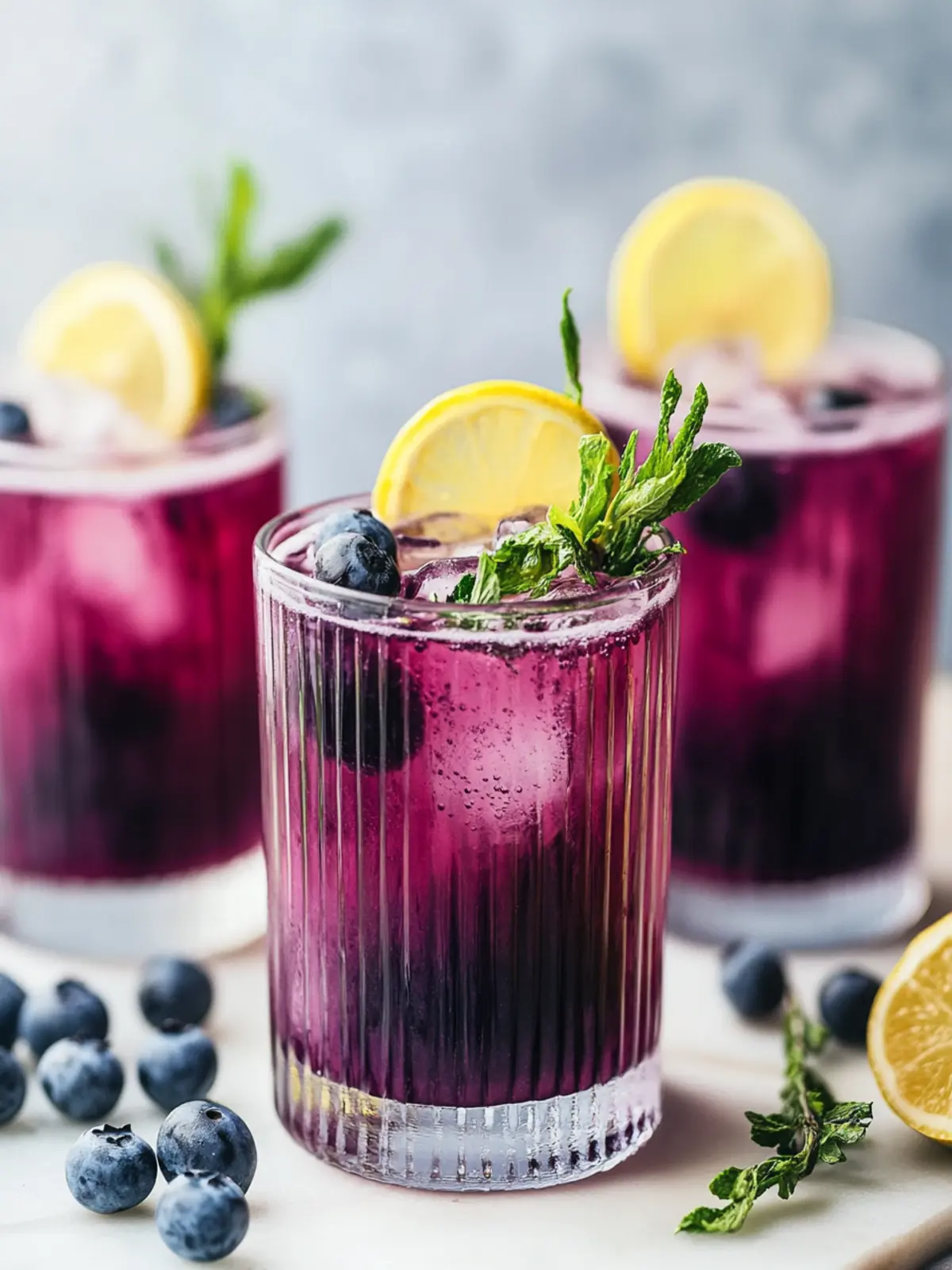 Sparkling Blueberry Ginger Mocktail for a Refreshing Twist Sparkling Blueberry Ginger Mocktail