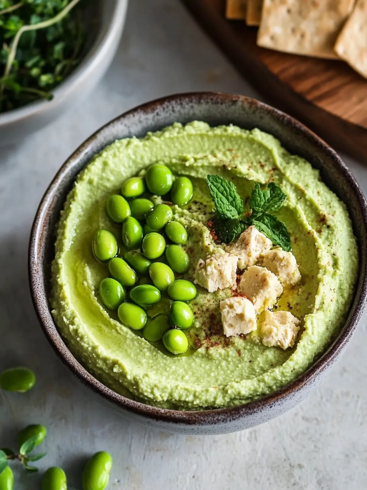Creamy Edamame Hummus for Your Healthy Snack Cravings Edamame Hummus