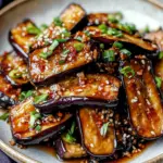 Crispy Eggplant Tossed in Garlic Soy Glaze: A Flavor Bomb! Crispy Eggplant Tossed in Garlic Soy Glaze