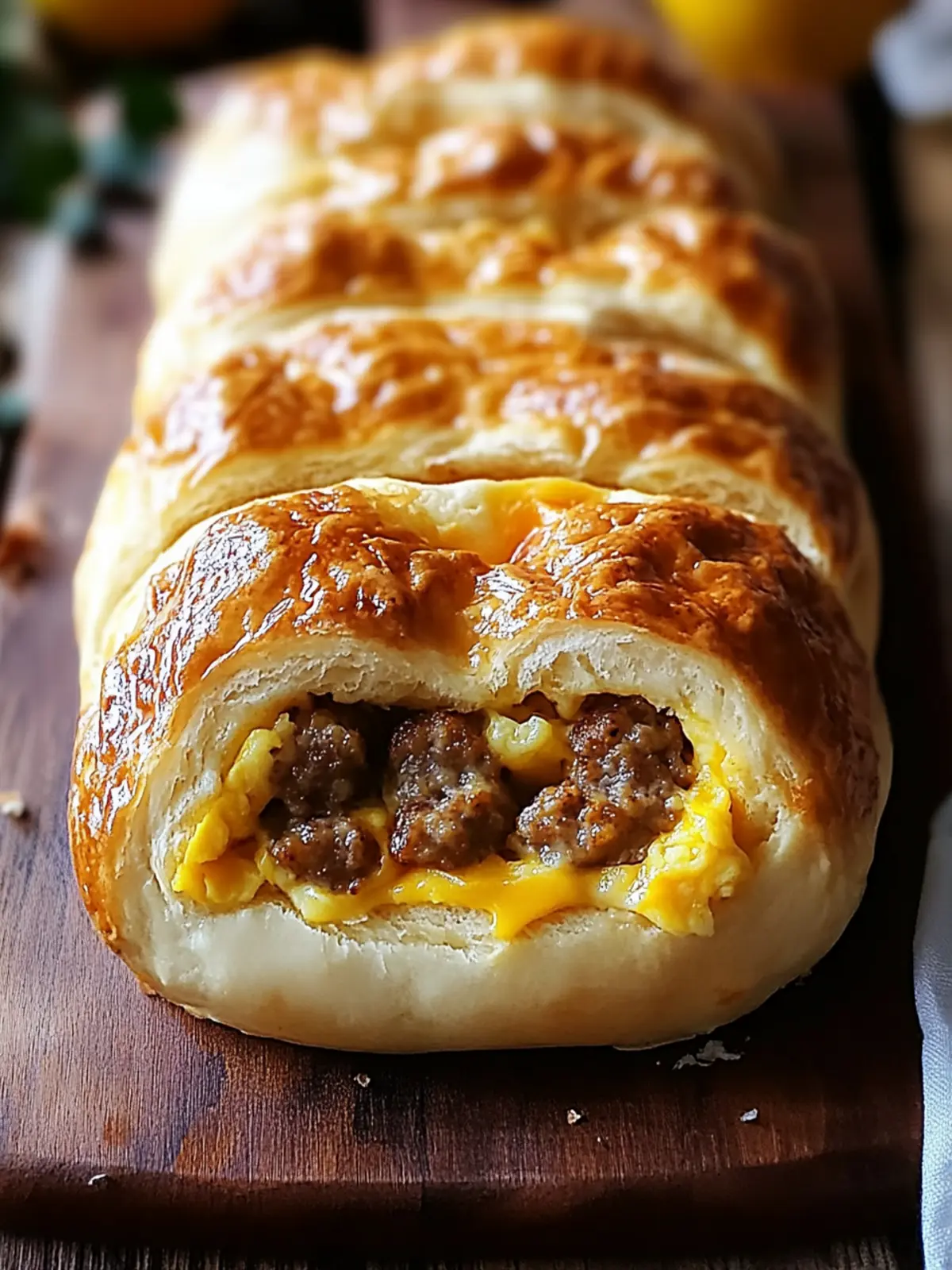 Satisfy Mornings with a Sausage Egg and Cheese Breakfast Roll Sausage Egg and Cheese Breakfast Roll