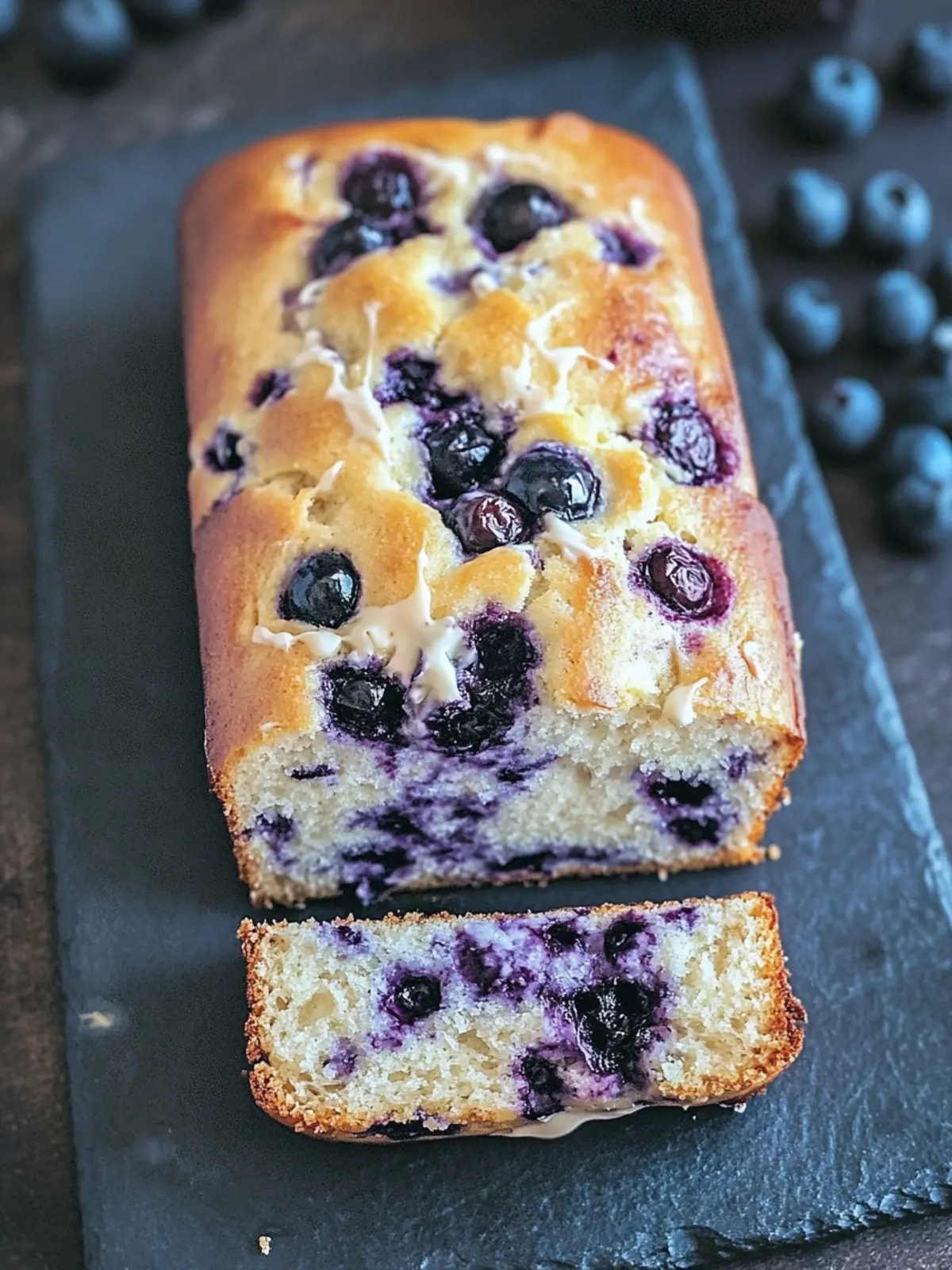 Decadent Blueberry Cream Cheese Bread for Blissful Mornings Blueberry Cream Cheese Bread