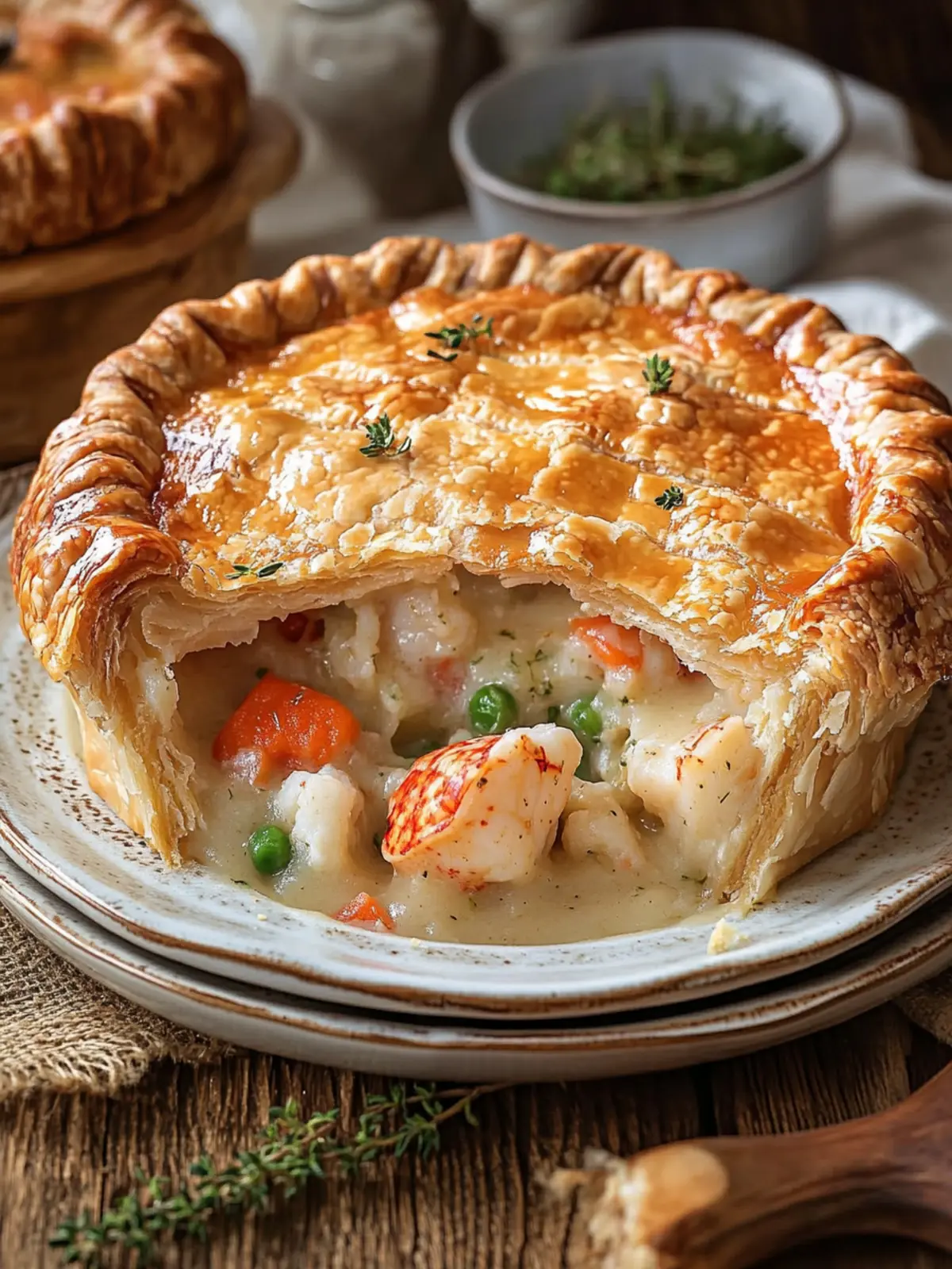 Savory Lobster Pot Pie for the Ultimate Comfort Meal Lobster Pot Pie