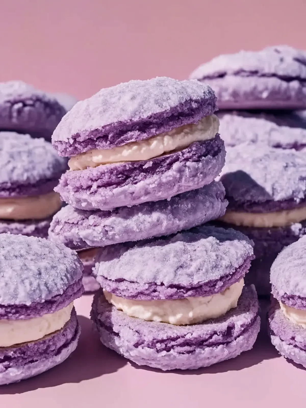 Delightful Ube Crinkle Sandwich Cookies for Sweet Moments Ube Crinkle Sandwich Cookies