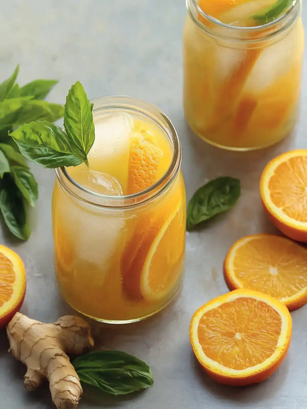 Refreshing Iced Orange Ginger Green Tea for Ultimate Chill Iced Orange Ginger Green Tea