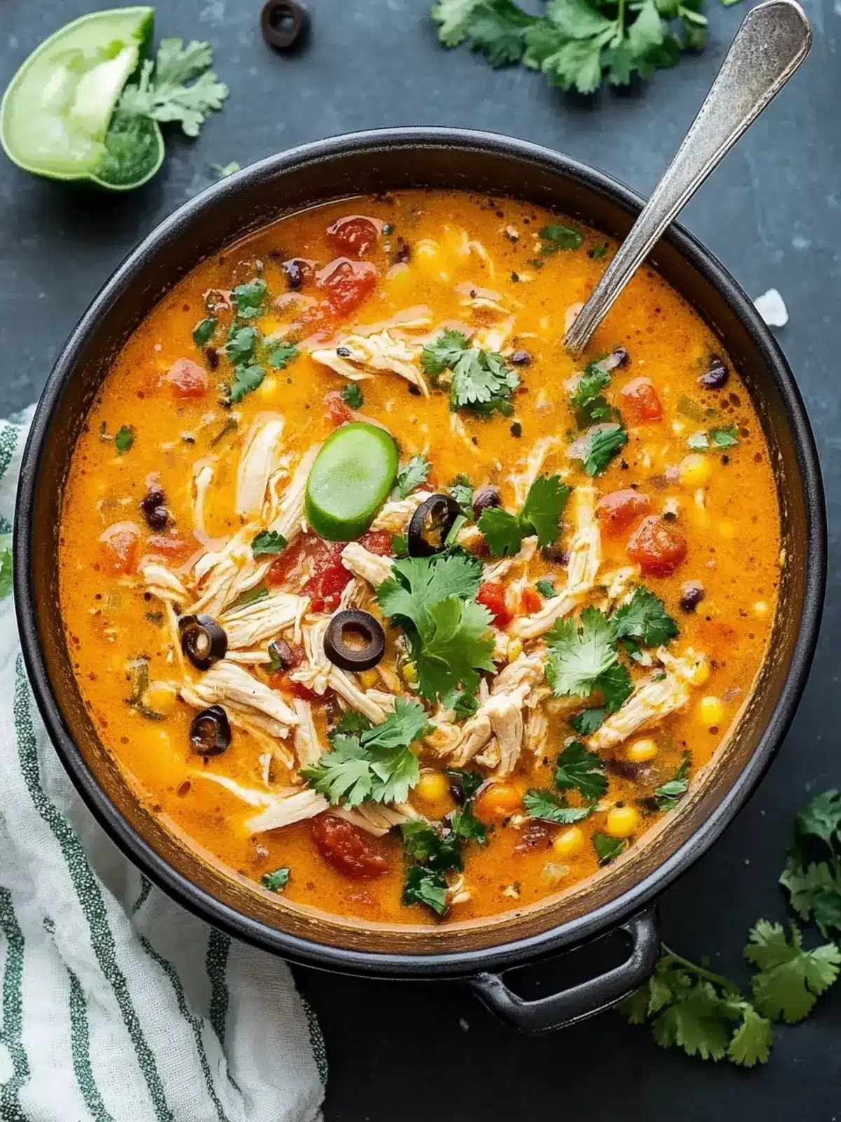 Hearty Chicken Enchilada Soup for Ultimate Cozy Nights Chicken Enchilada Soup