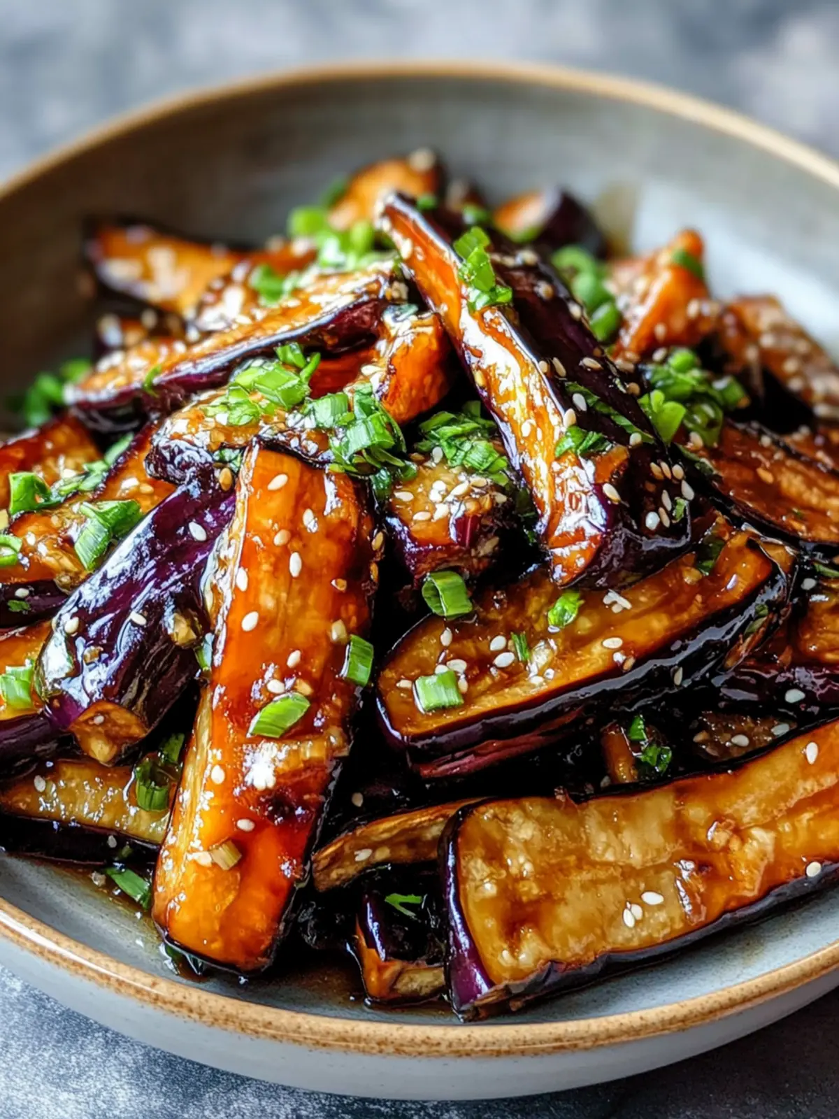 Crispy Eggplant Tossed in Garlic Soy Glaze: A Flavor Bomb! Crispy Eggplant Tossed in Garlic Soy Glaze