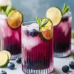 Sparkling Blueberry Ginger Mocktail for a Refreshing Twist Sparkling Blueberry Ginger Mocktail