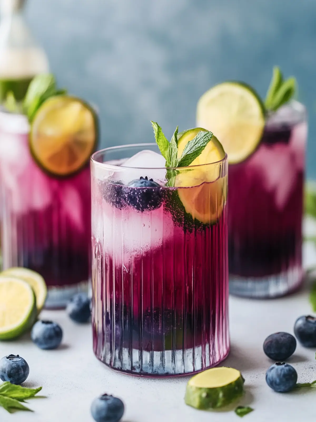Sparkling Blueberry Ginger Mocktail for a Refreshing Twist Sparkling Blueberry Ginger Mocktail