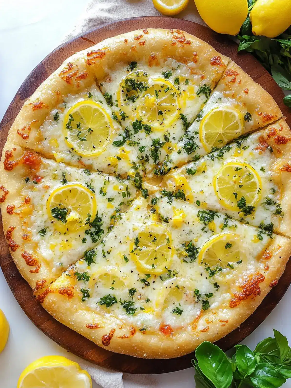 Zesty Lemon Pizza That Will Brighten Your Dinner Tonight Lemon Pizza