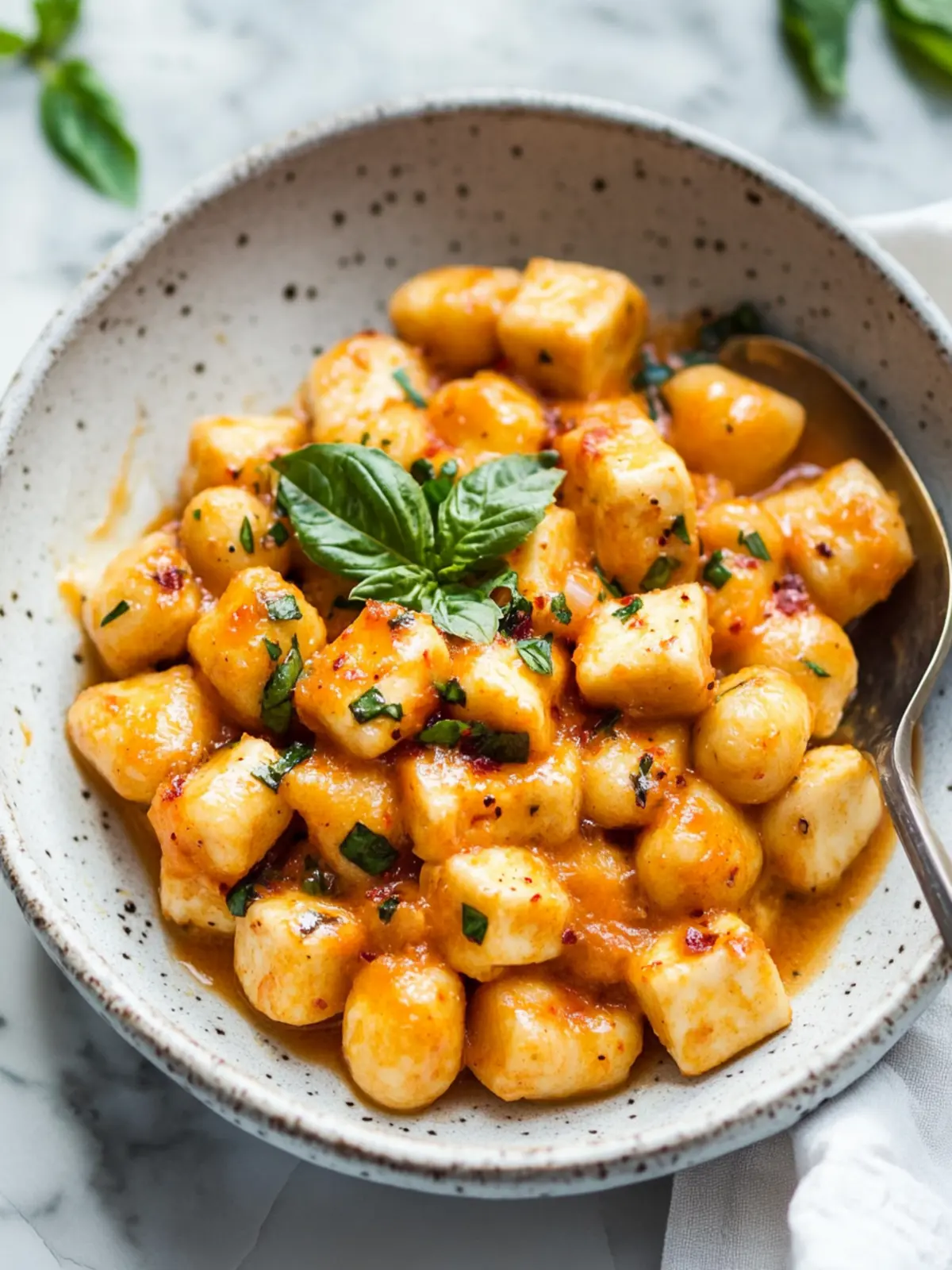 Marry Me Crispy Tofu with Gnocchi for a Romantic Dinner Delight Marry Me Crispy Tofu with Gnocchi