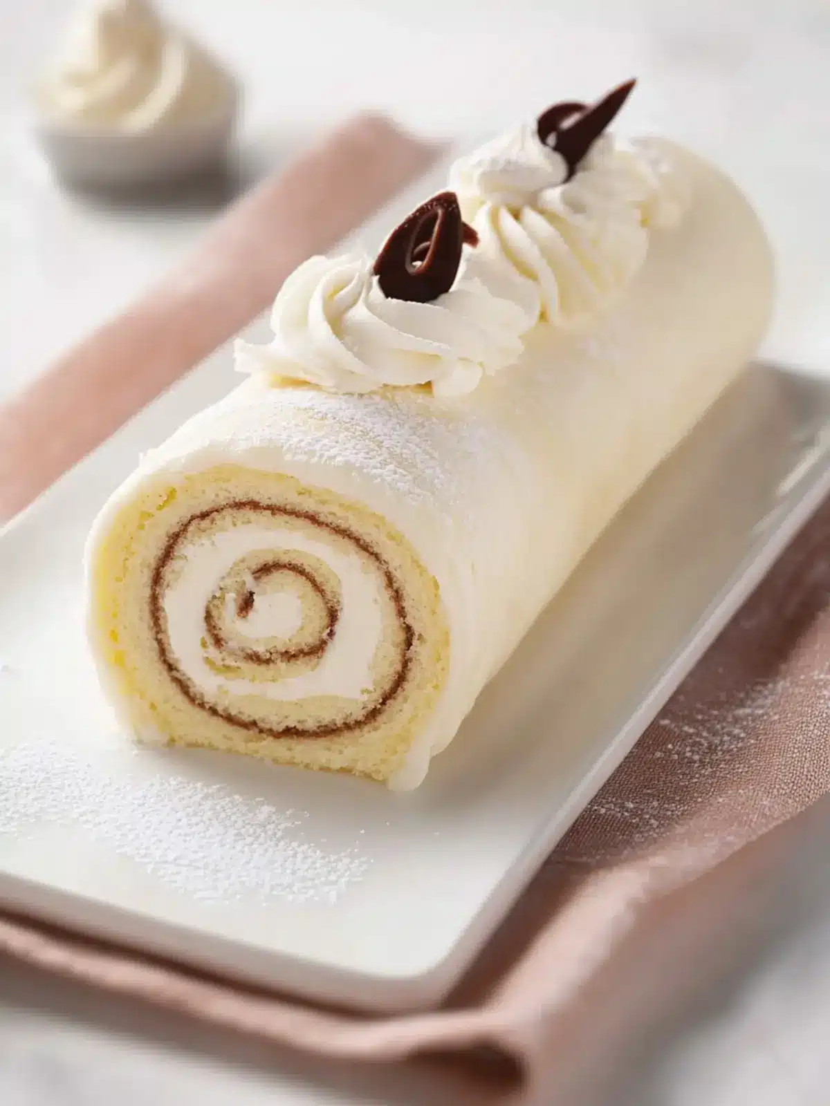 Irresistible Vanilla Roll Cake for the Perfect Sweet Escape Vanilla Roll Cake