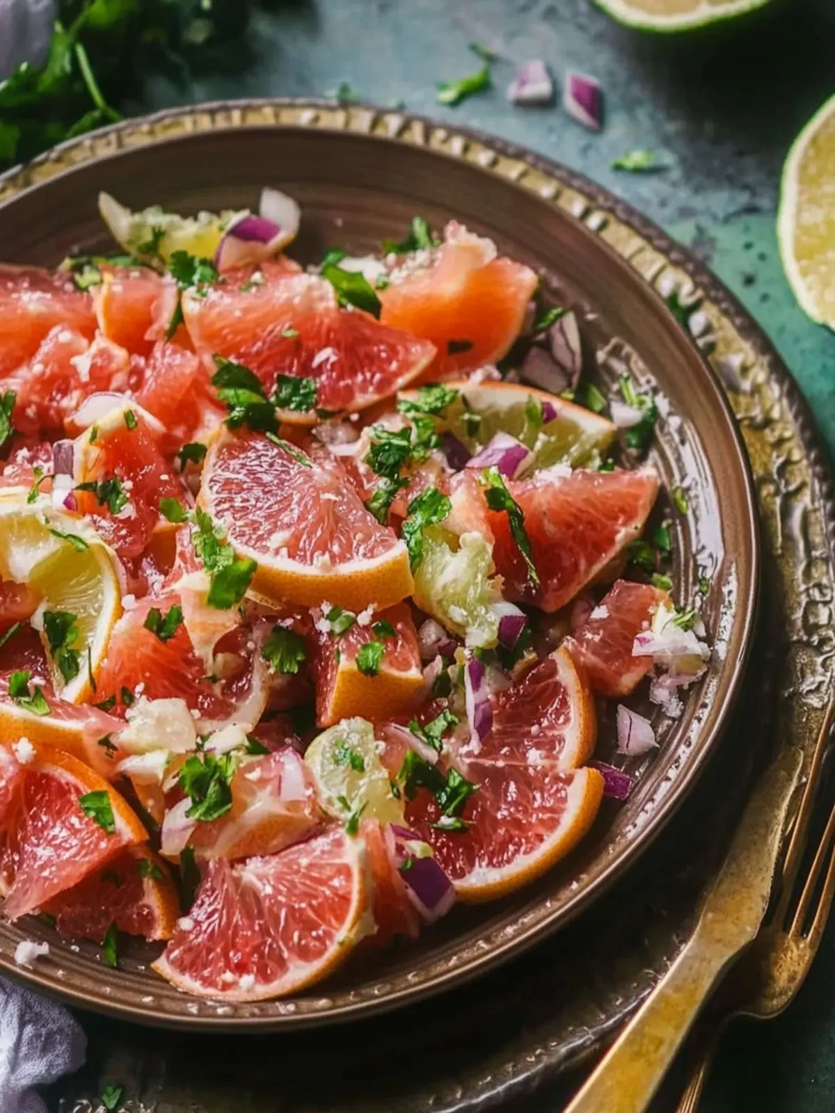 Fresh Pomelo Salad with a Bangin' Bengali Twist Pomelo Salad