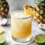 Refresh Your Day with a Pineapple Coconut Mockarita Delight Pineapple Coconut Mockarita