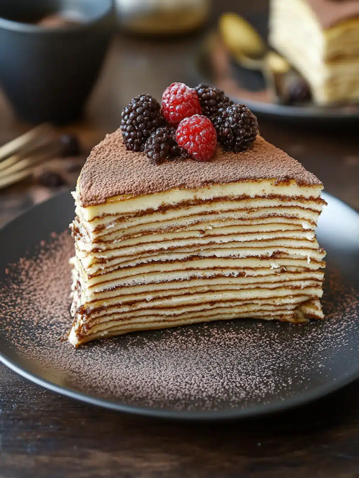Decadent Tiramisu Crepe Cake That'll Wow Your Guests Tiramisu Crepe Cake