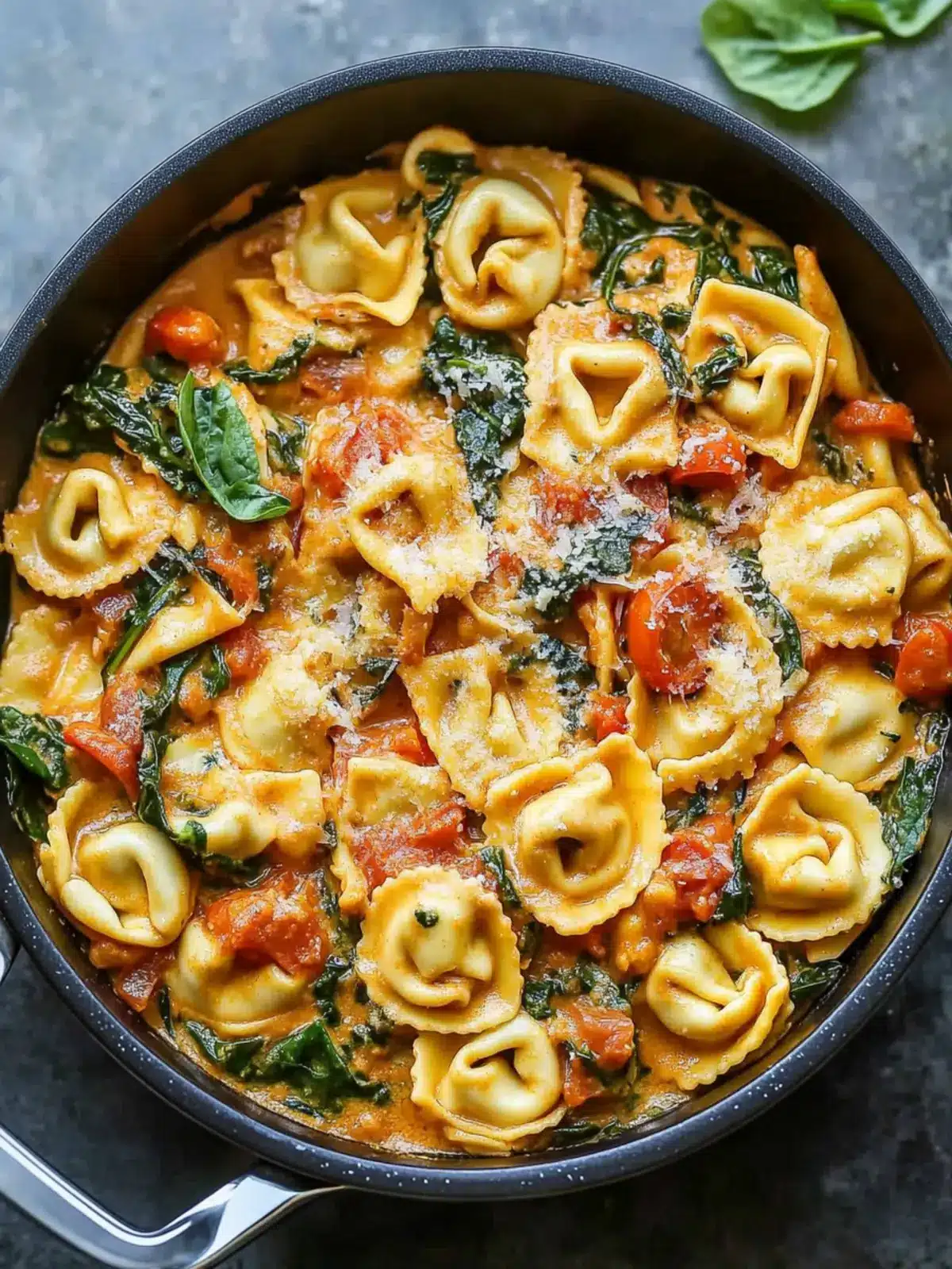 One Pot Creamy Spinach Tomato Tortellini for Cozy Nights One Pot Creamy Spinach Tomato Tortellini
