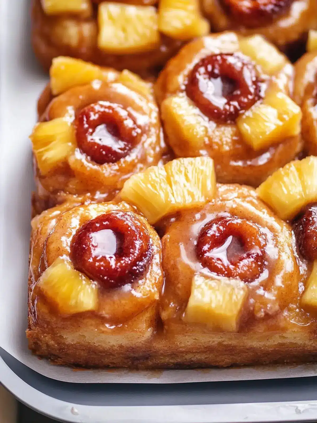 Pineapple Upside Down Cinnamon Rolls: Your New Breakfast Delight Pineapple Upside Down Cinnamon Rolls