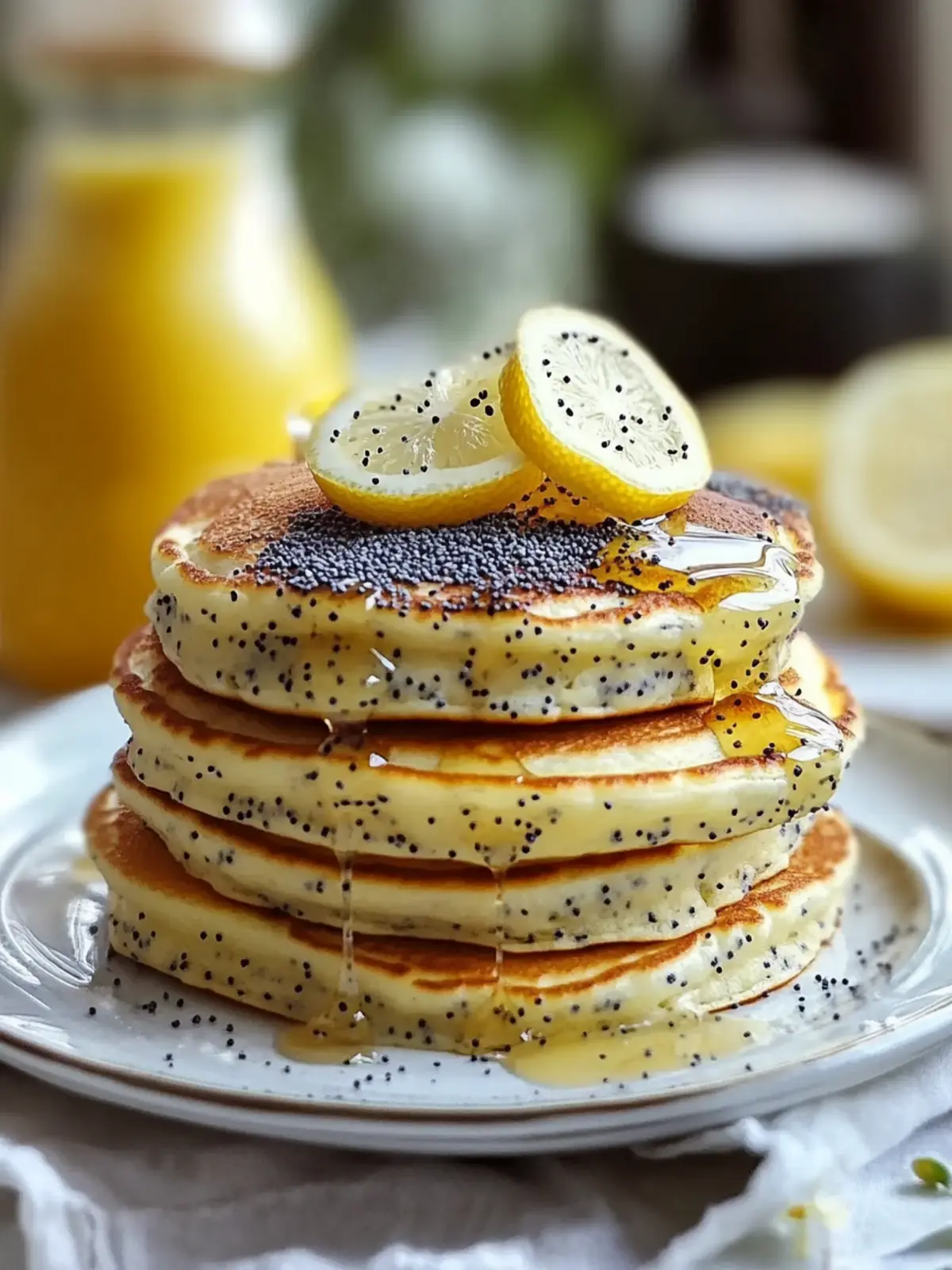 Delicious Lemon Poppy Seed Pancakes for a Bright Morning Boost Lemon Poppy Seed Pancakes