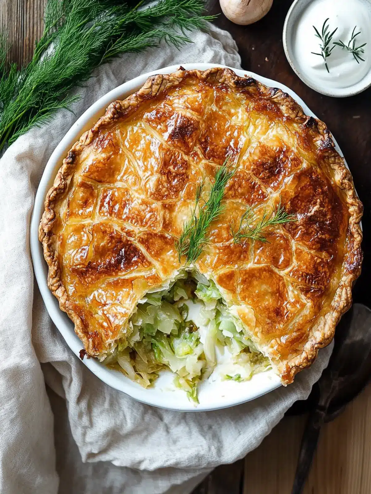Mouthwatering Cabbage Pie Recipe You’ll Love to Make at Home Cabbage Pie