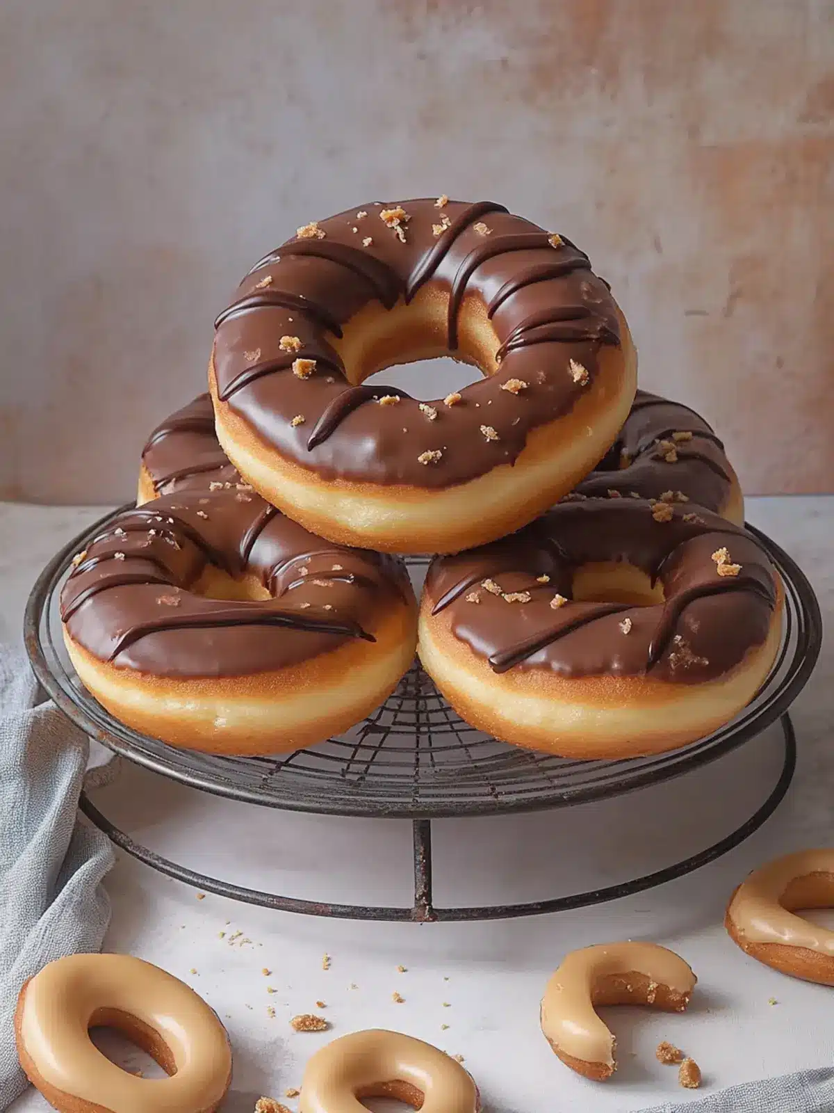 Irresistible Chocolate & Peanut Butter Baked Donuts Recipe Chocolate & Peanut Butter Baked Donuts