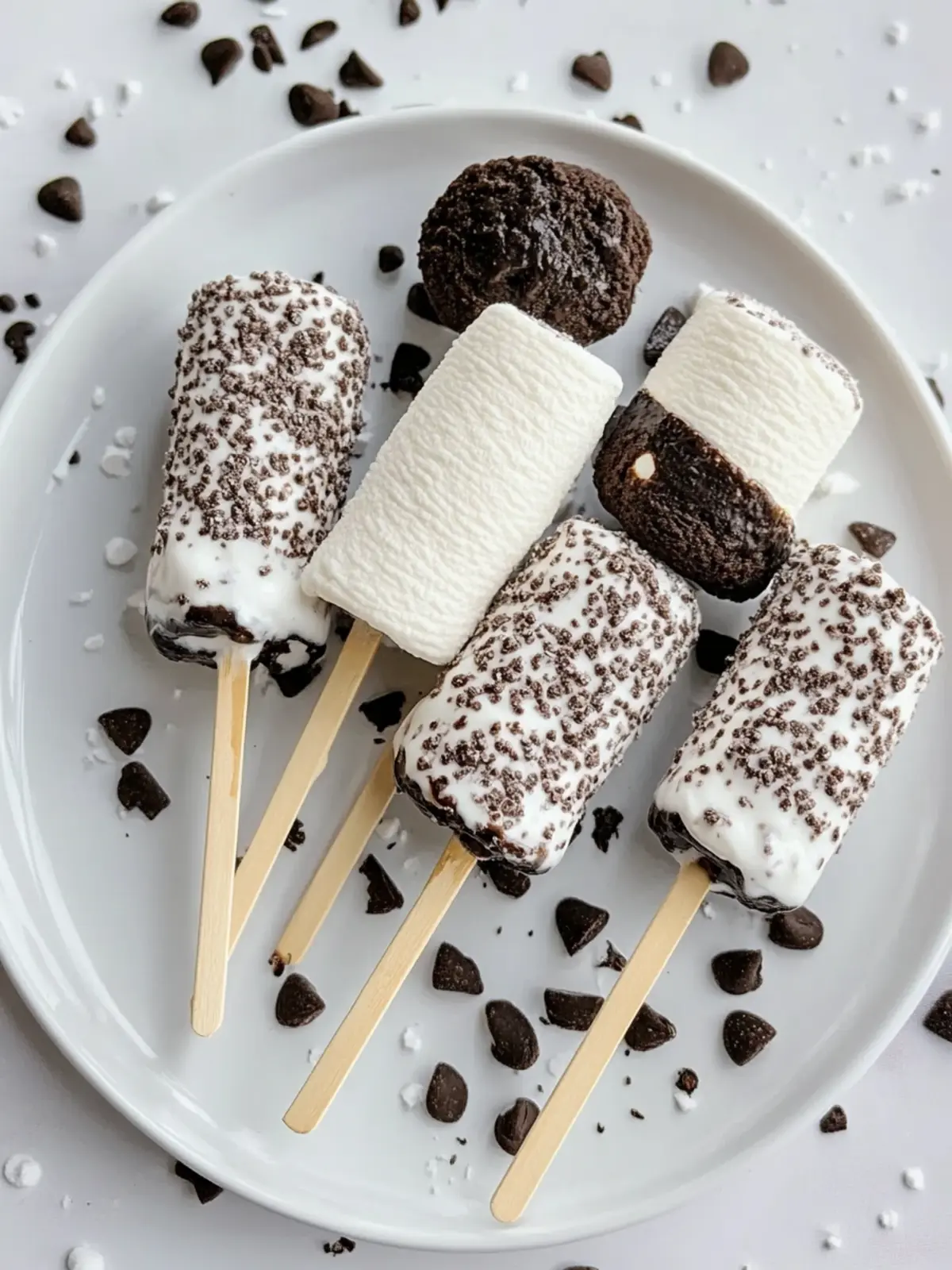 Delicious Cookies and Cream Marshmallow Pops for Sweet Moments Cookies and Cream Marshmallow Pops