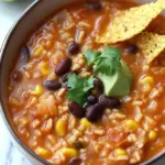 Hearty Beans and Rice Taco Soup Perfect for Cozy Nights Beans and Rice Taco Soup