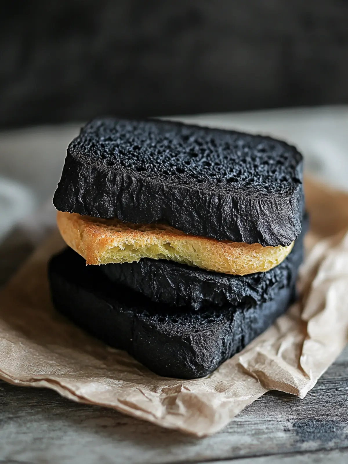 Delicious Yudane Charcoal Bread Recipe for Home Bakers Yudane Charcoal Bread